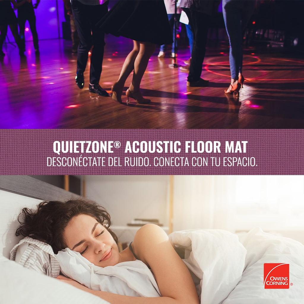 Rollo/Tapete aislante Acústico para Pisos (9.5mm x 1.22m x 10m)