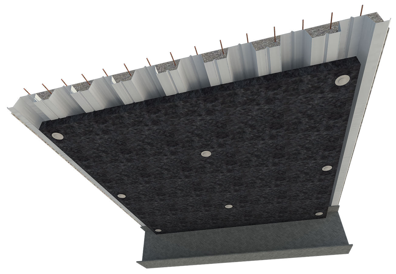 Paquete de 10 Paneles de Absorción Acústico de Lana de Roca Mineral Rígido