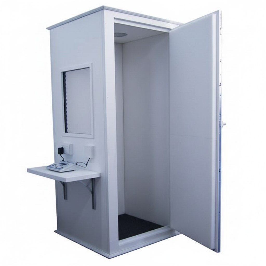 Cabina Audiométrica con Interior Blanco