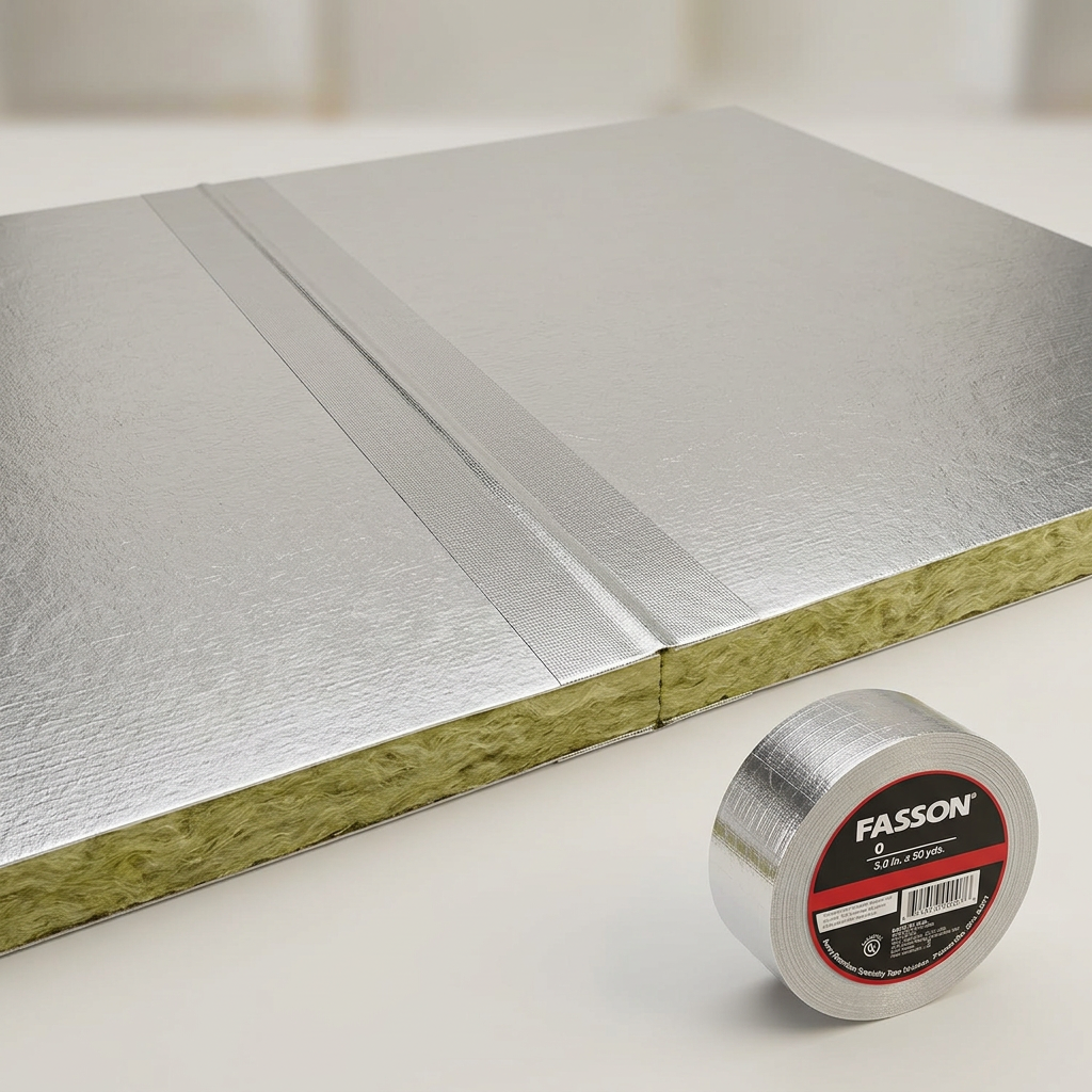 Paquete de 2 Cinta adhesiva de aluminio reforzada de 3 pulgadas × 45 metros