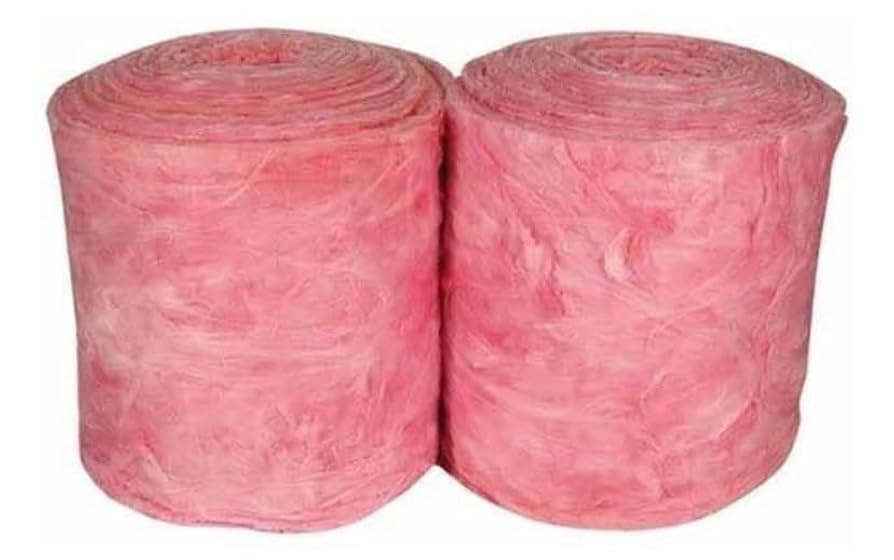 Paquete de 2 Rollos de Fibra de Vidrio Termo Acústica