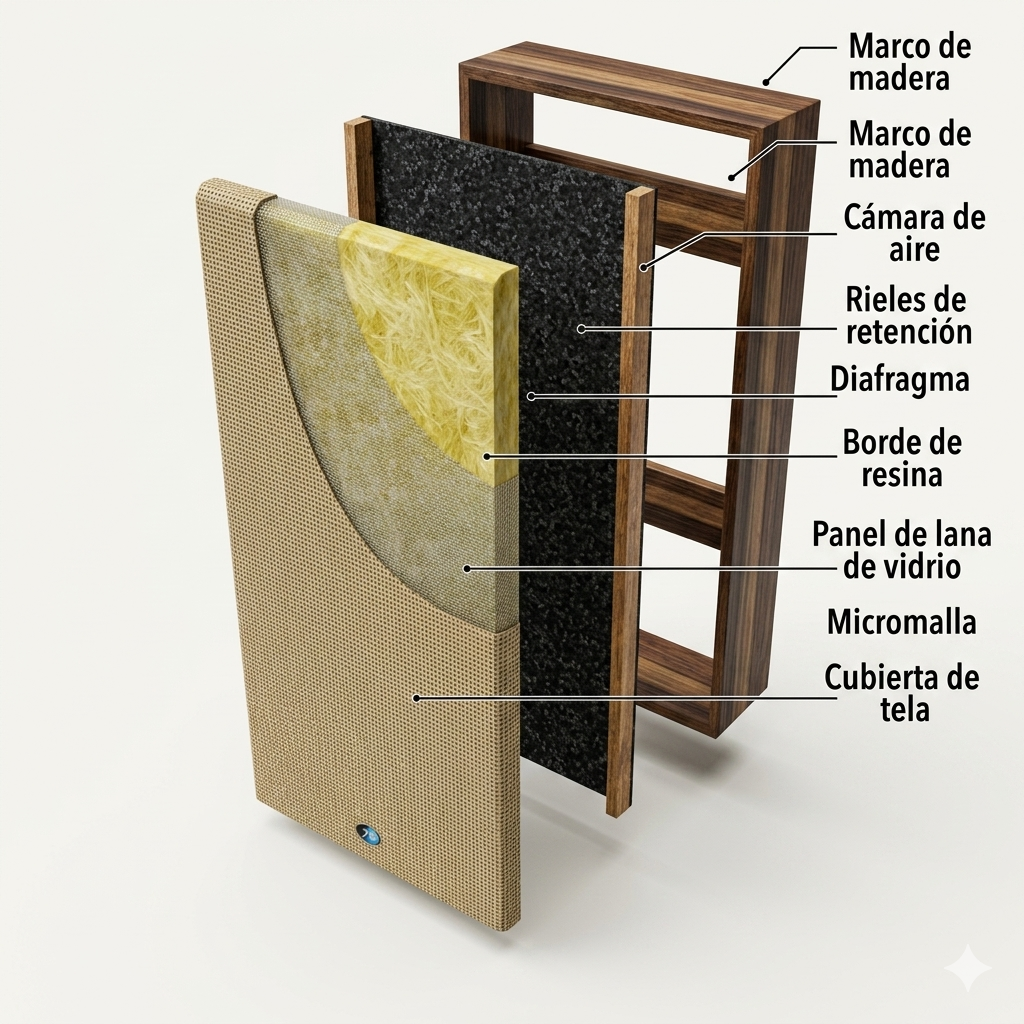 Paquete de 12 Paneles Anti-Fuego y Acústicos - Lana de Roca Mineral (24x48x2 pulgadas)