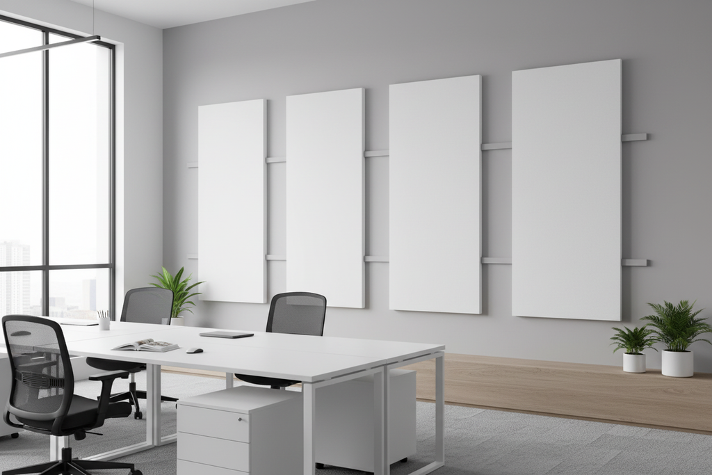 Paneles Acústicos Rectangulares Espaciados