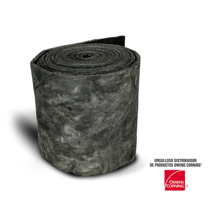 Rollo Termoacústico Fibra Mineral 1" - Para Ductos y Techos (48" x 1200" x1" pulgadas)